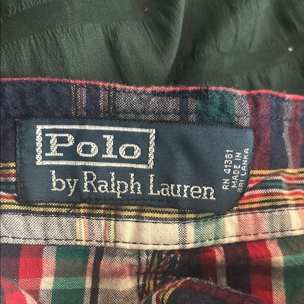 Polo by Ralph Lauren Multicolor Plaid Cargo Shorts - Picture 2 of 4